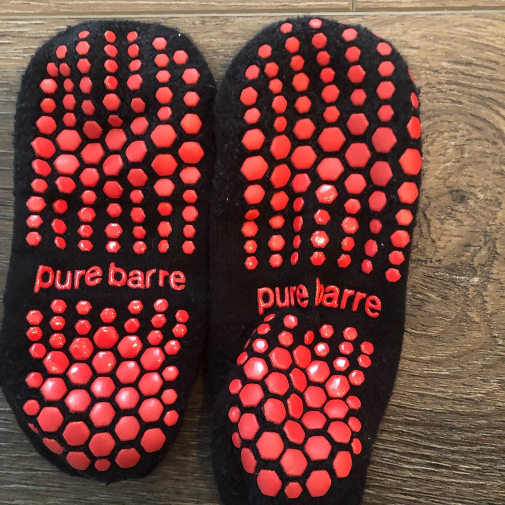 Pure Barre Socks - Small - Red